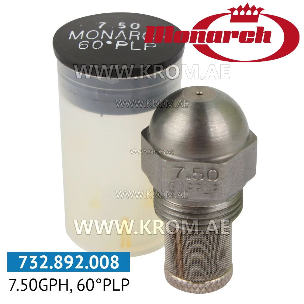 Monarch 7.50GPH, 60PLP nozzle