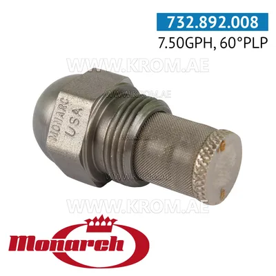 Monarch 7.50GPH, 60PLP nozzle