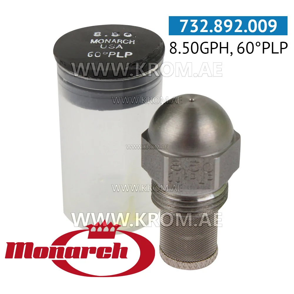Monarch 8.50GPH, 60PLP nozzle