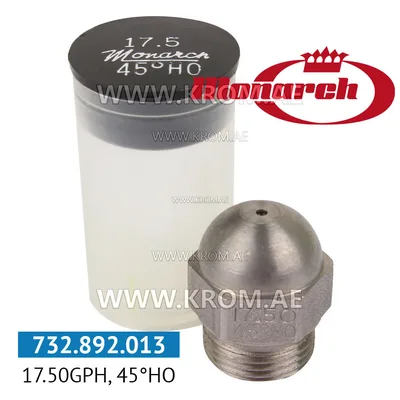 Monarch 17.50GPH, 45HO nozzle