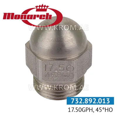 Monarch 17.50GPH, 45HO nozzle
