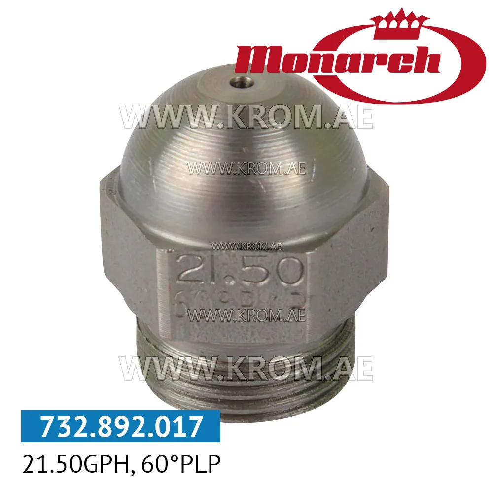 Monarch 21.50GPH, 60PLP nozzle