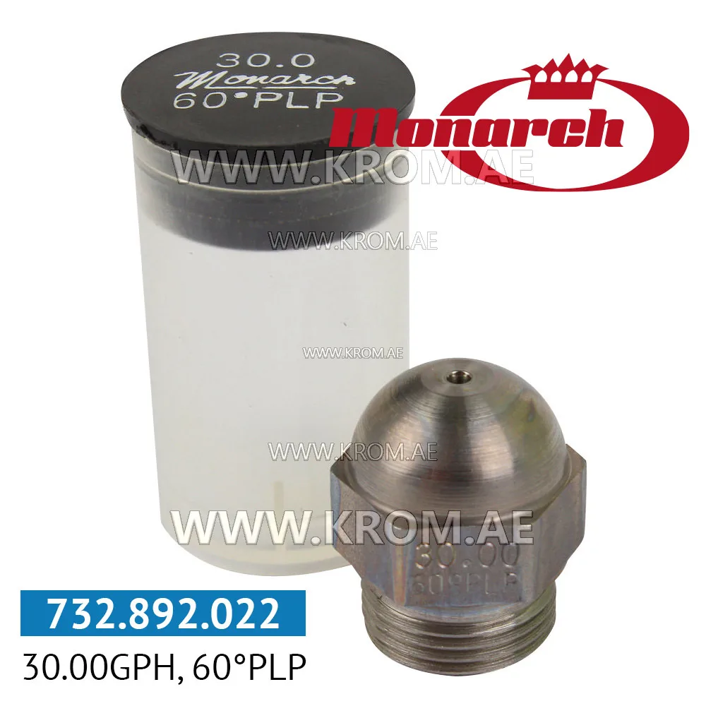 Monarch 30.00GPH, 60PLP nozzle
