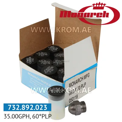 Monarch 35.00GPH, 60PLP nozzle