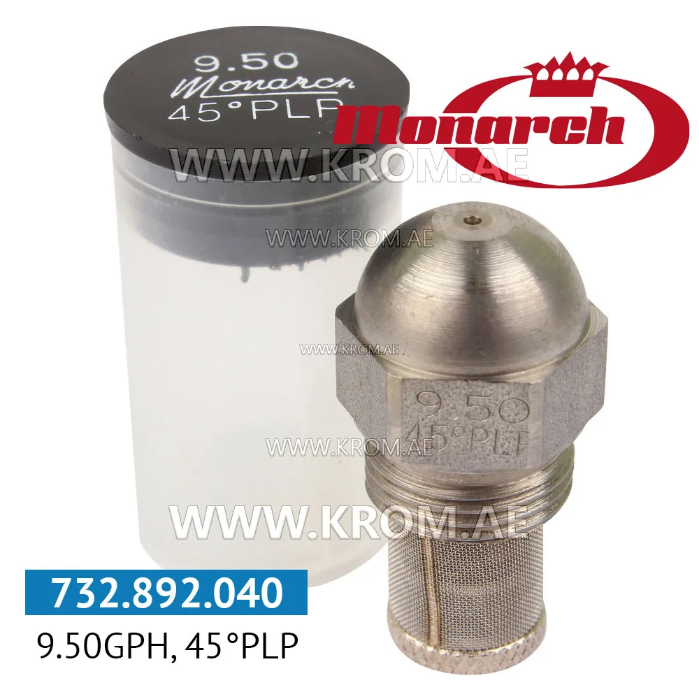 Monarch 9.50GPH, 45PLP nozzle