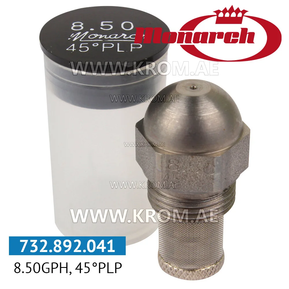Monarch 8.50GPH, 45PLP nozzle