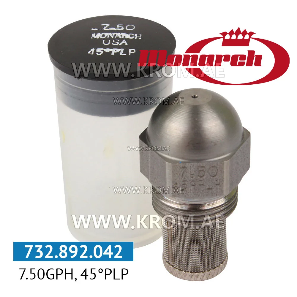 Monarch 7.50GPH, 45PLP nozzle