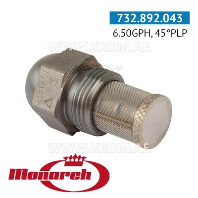 Monarch 6.50GPH, 45PLP nozzle