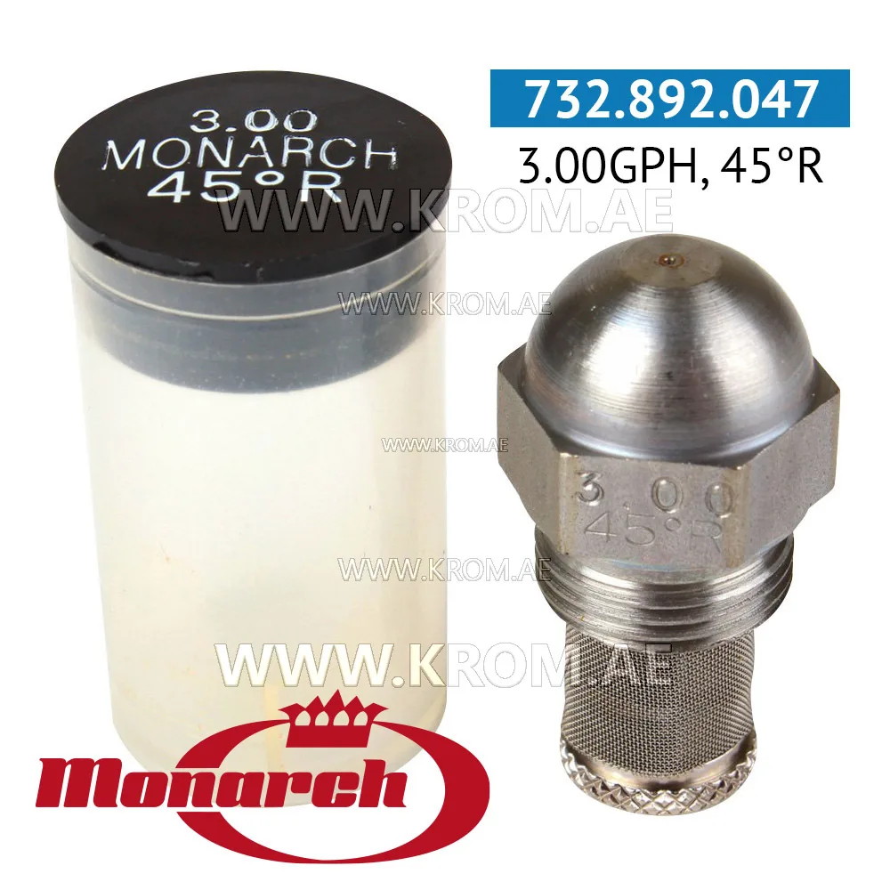 Monarch 3.00GPH, 45R nozzle