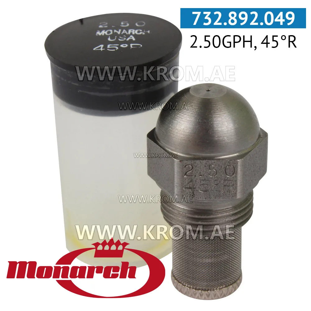 Monarch 2.50GPH, 45R nozzle