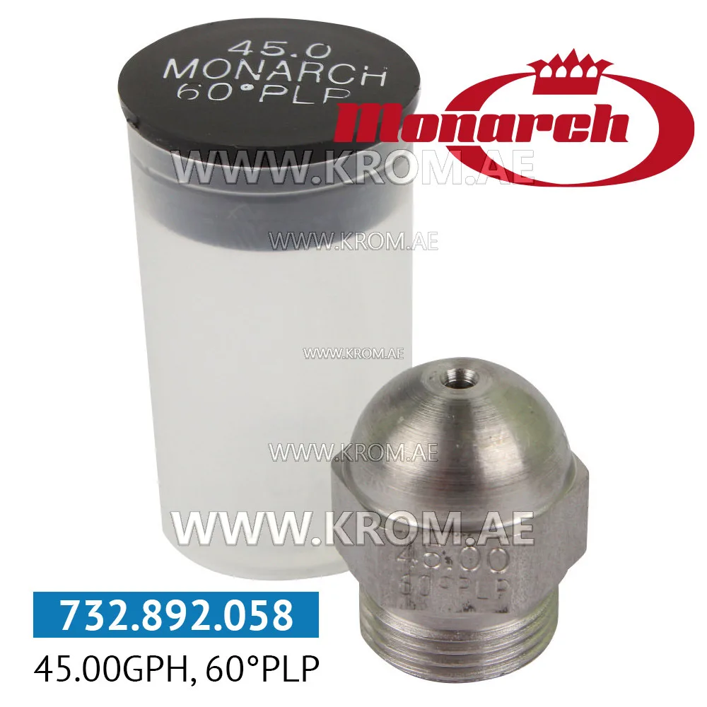 Monarch 45.00GPH, 60PLP nozzle