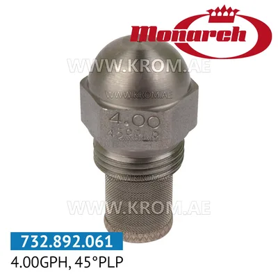 Monarch 4.00GPH, 45PLP nozzle