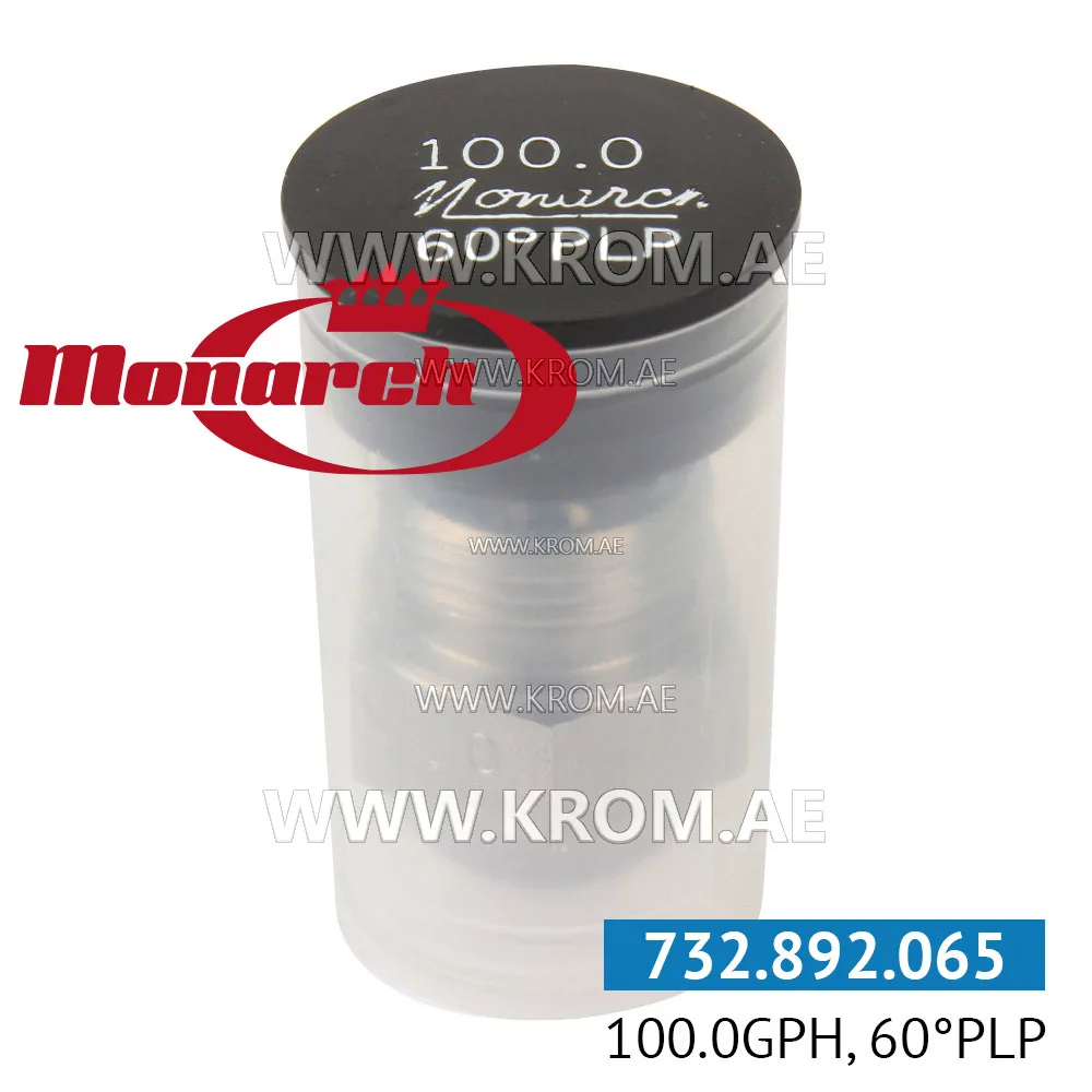 Monarch 100.00GPH, 60PLP nozzle