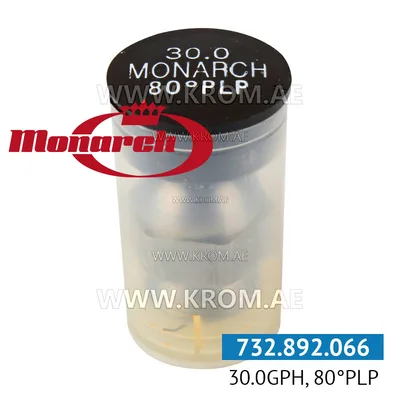 Monarch 30.00GPH, 80PLP nozzle
