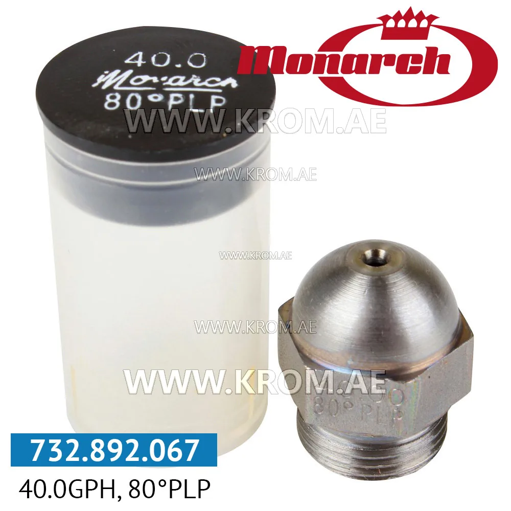 Monarch 40.00GPH, 80PLP nozzle