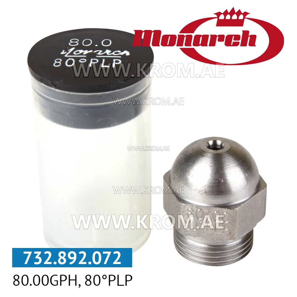 Monarch 80.00GPH, 80PLP nozzle