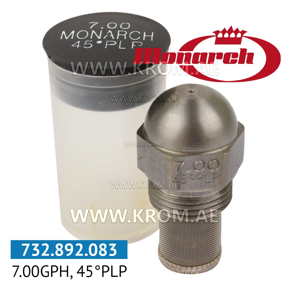 Monarch 7.00GPH, 45PLP nozzle