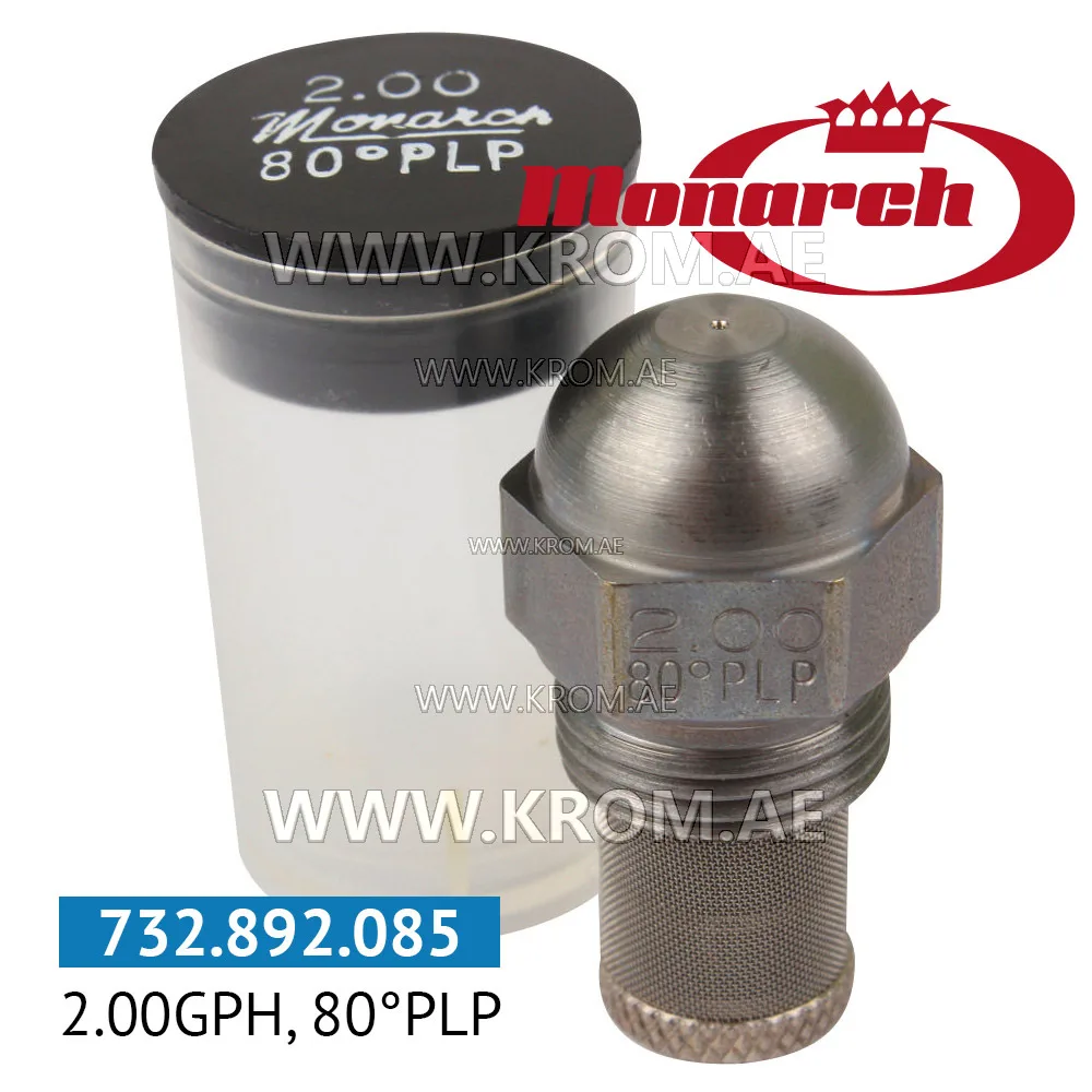 Monarch 2.00GPH, 80PLP nozzle