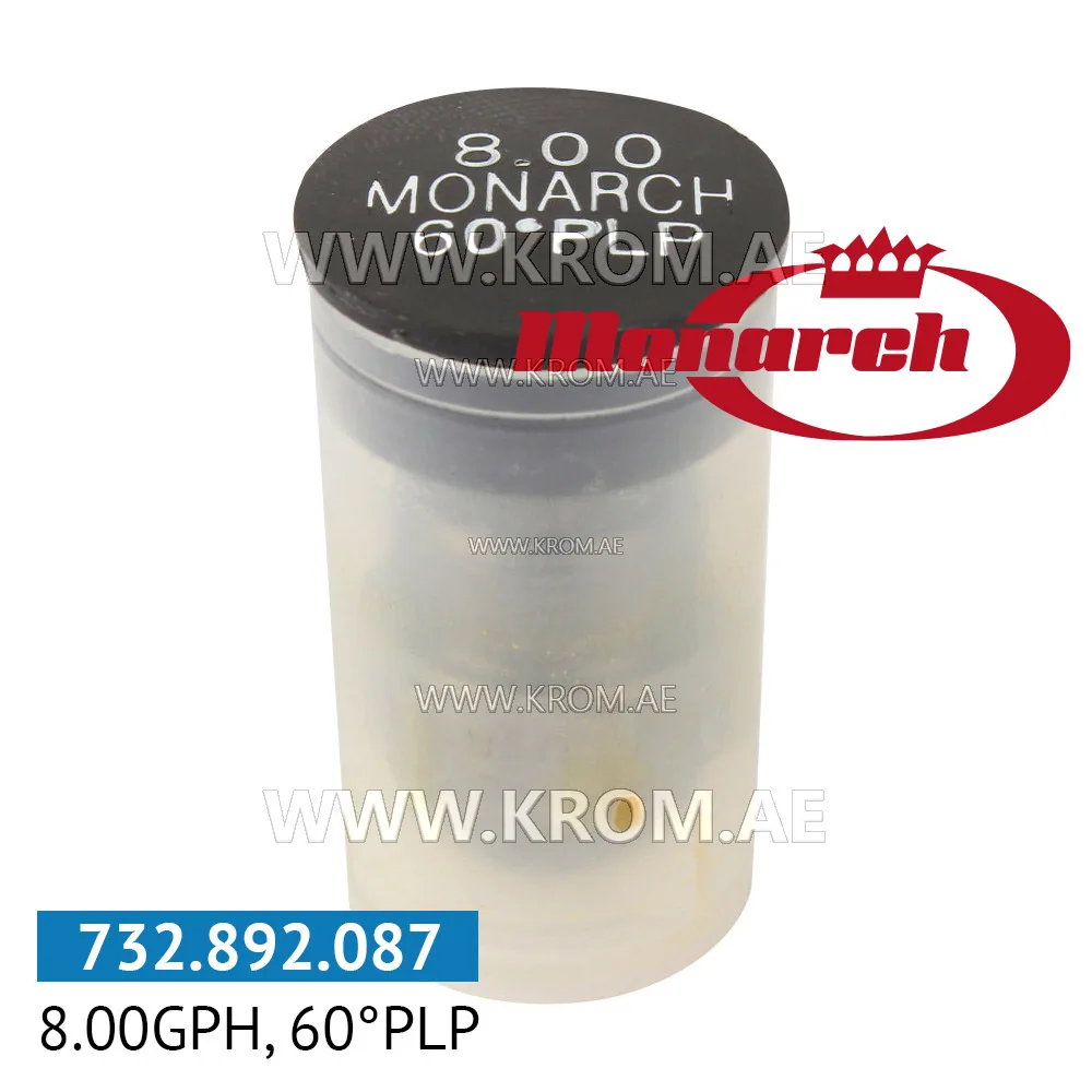 Monarch 8.00GPH, 60PLP nozzle