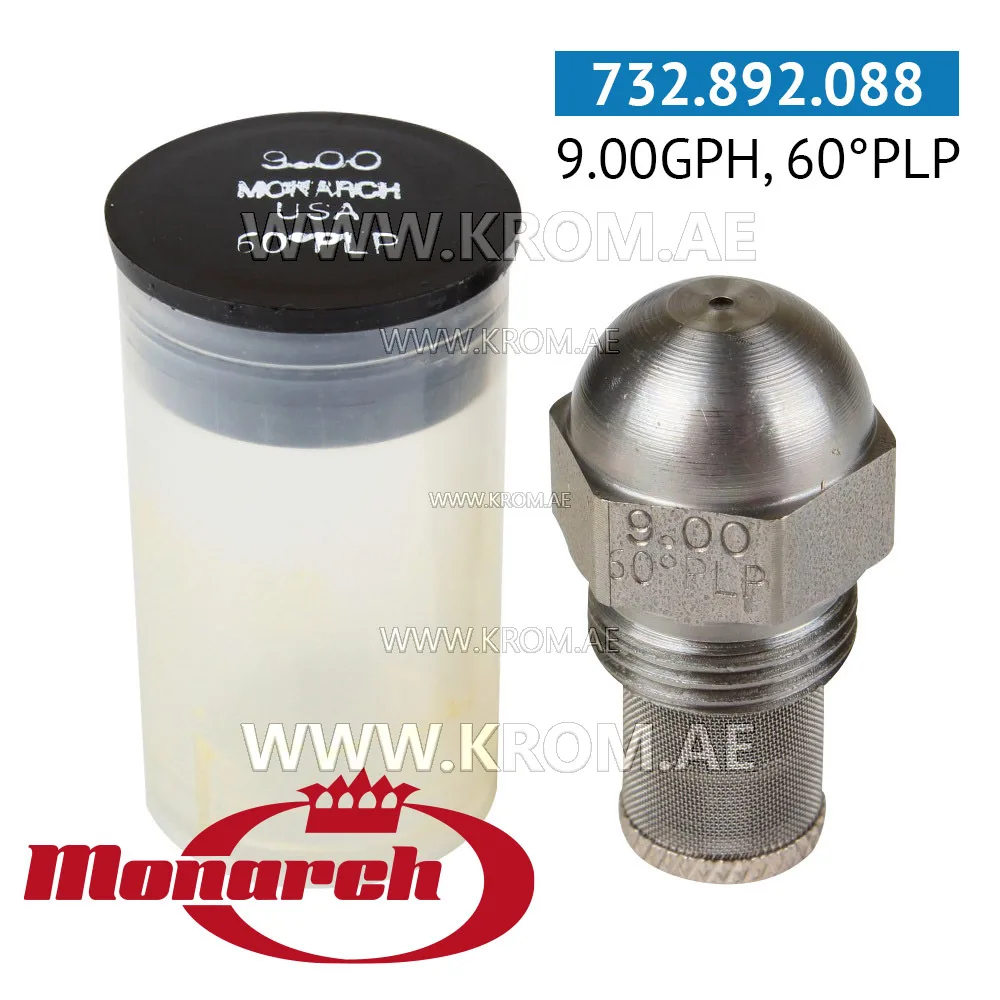 Monarch 9.00GPH, 60PLP nozzle