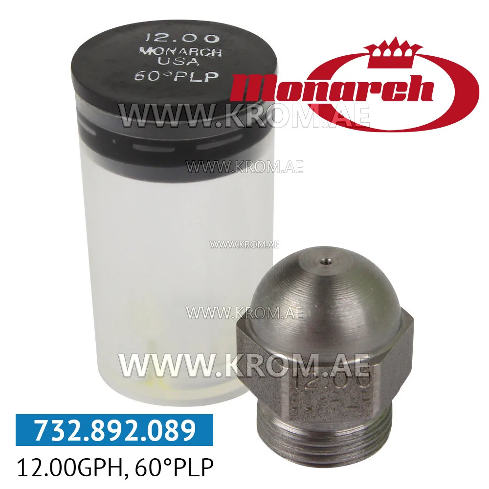 Monarch 12.00GPH, 60PLP nozzle