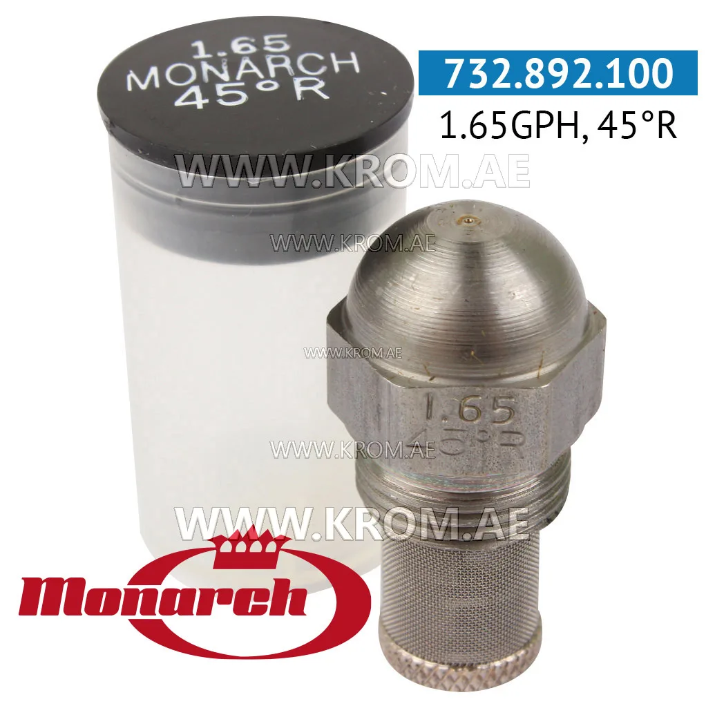 Monarch 1.65GPH, 45R nozzle