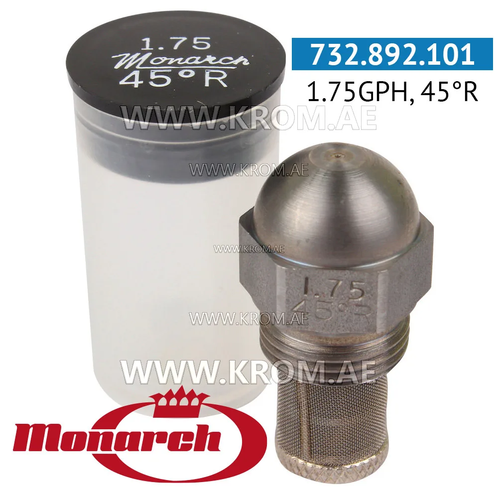 Monarch 1.75GPH, 45R nozzle