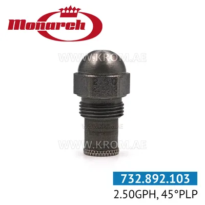 Monarch 2.50GPH, 45PLP nozzle