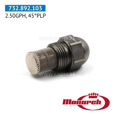 Monarch 2.50GPH, 45PLP nozzle