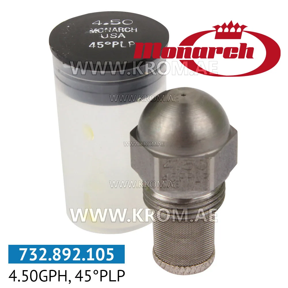 Monarch 4.50GPH, 45PLP nozzle