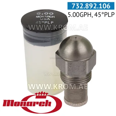 Monarch 5.00GPH, 45PLP nozzle