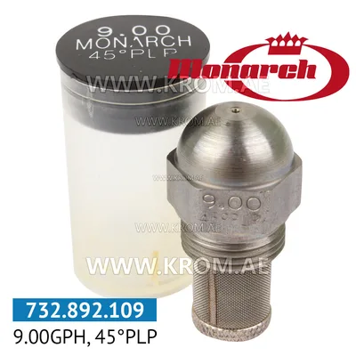 Monarch 9.00GPH, 45PLP nozzle