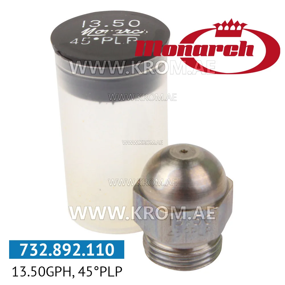 Monarch 13.50GPH, 45PLP nozzle