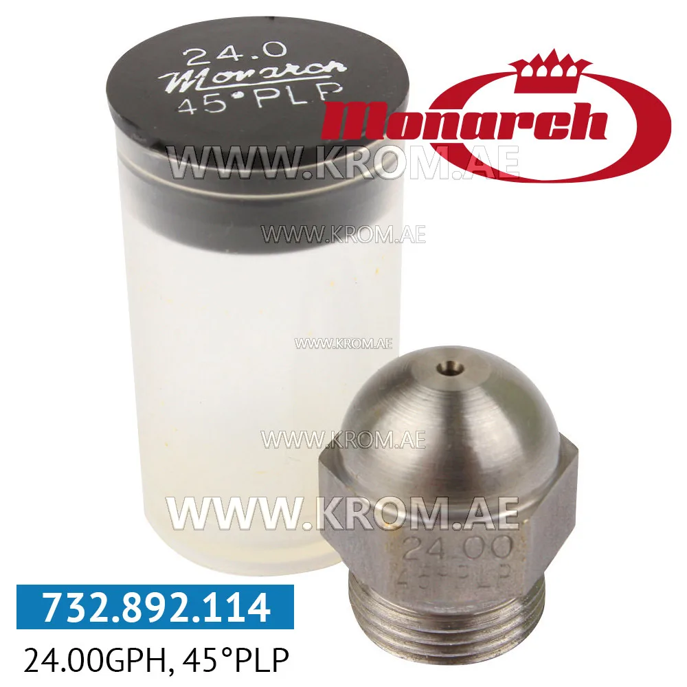 Monarch 24.00GPH, 45PLP nozzle