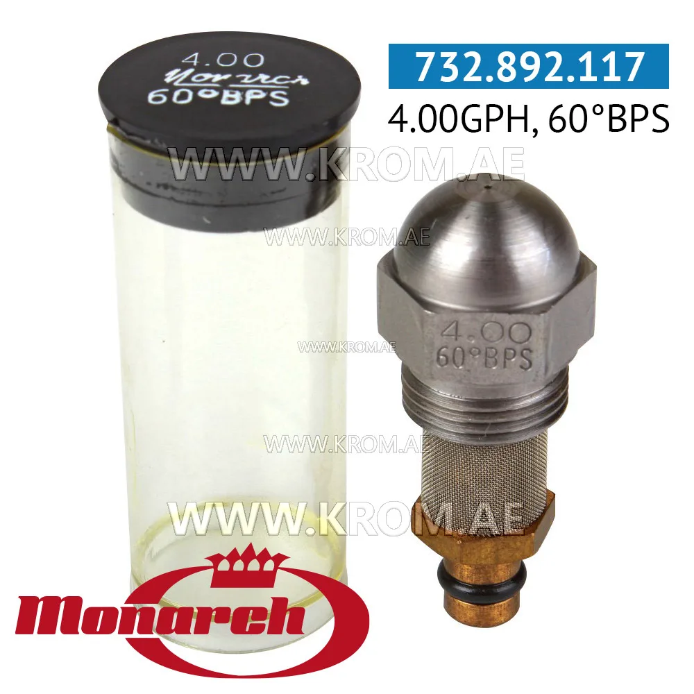 Monarch 4.00GPH, 60BPS nozzle