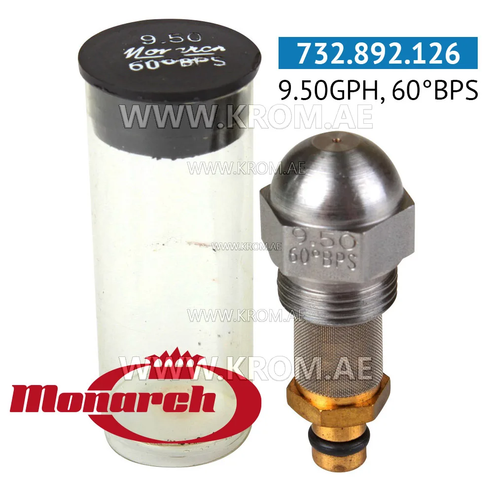 Monarch 9.50GPH, 60BPS nozzle