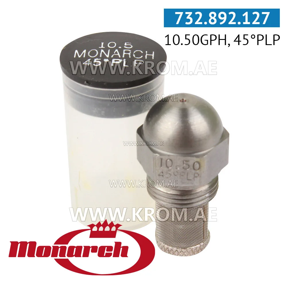 Monarch 10.50GPH,45PLP nozzle
