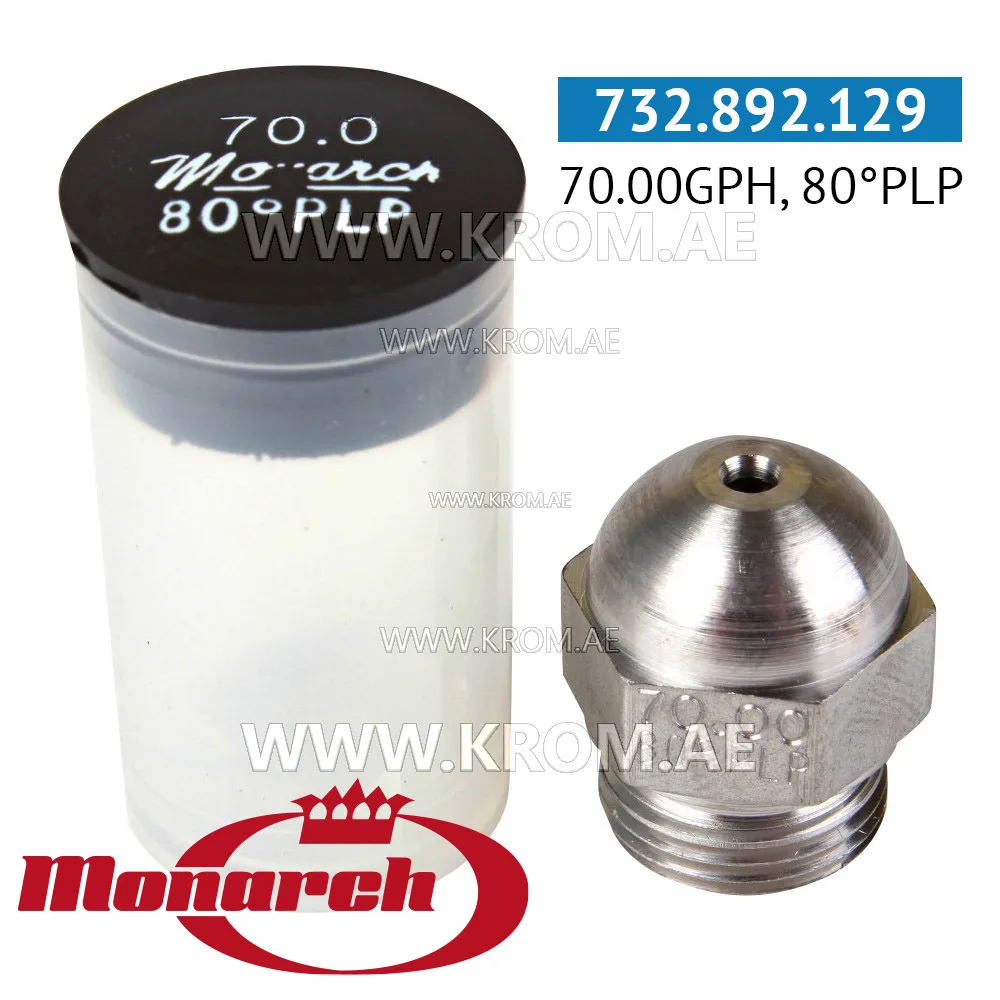 Monarch 70.00GPH, 80PLP nozzle