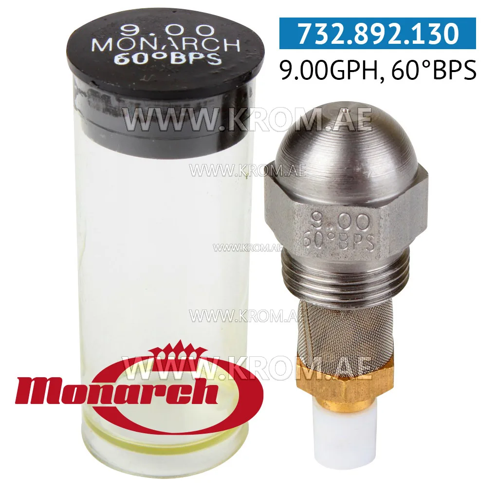 Monarch 9.00GPH, 60BPS nozzle
