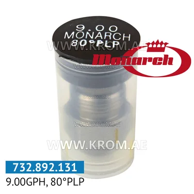 Monarch 9.00GPH, 80PLP nozzle