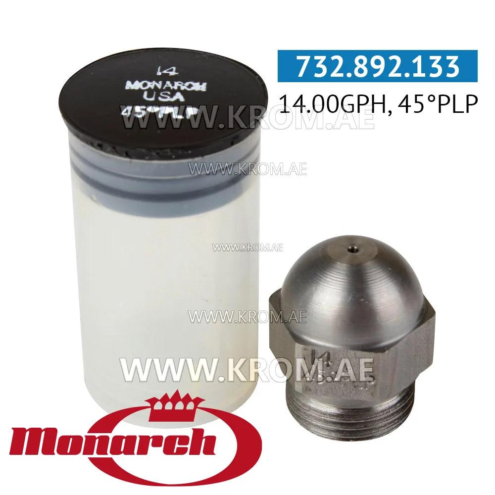Monarch 14.00GPH, 45PLP nozzle