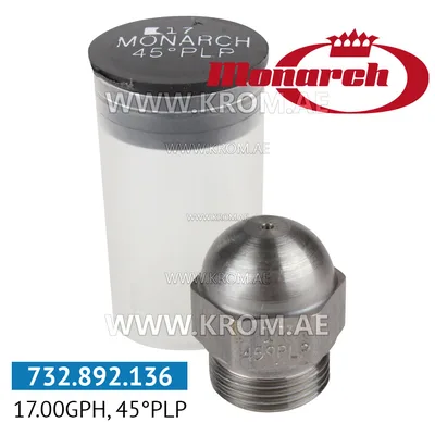 Monarch 17.00GPH, 45PLP nozzle