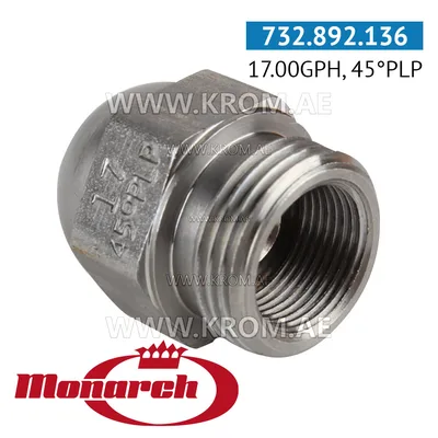 Monarch 17.00GPH, 45PLP nozzle