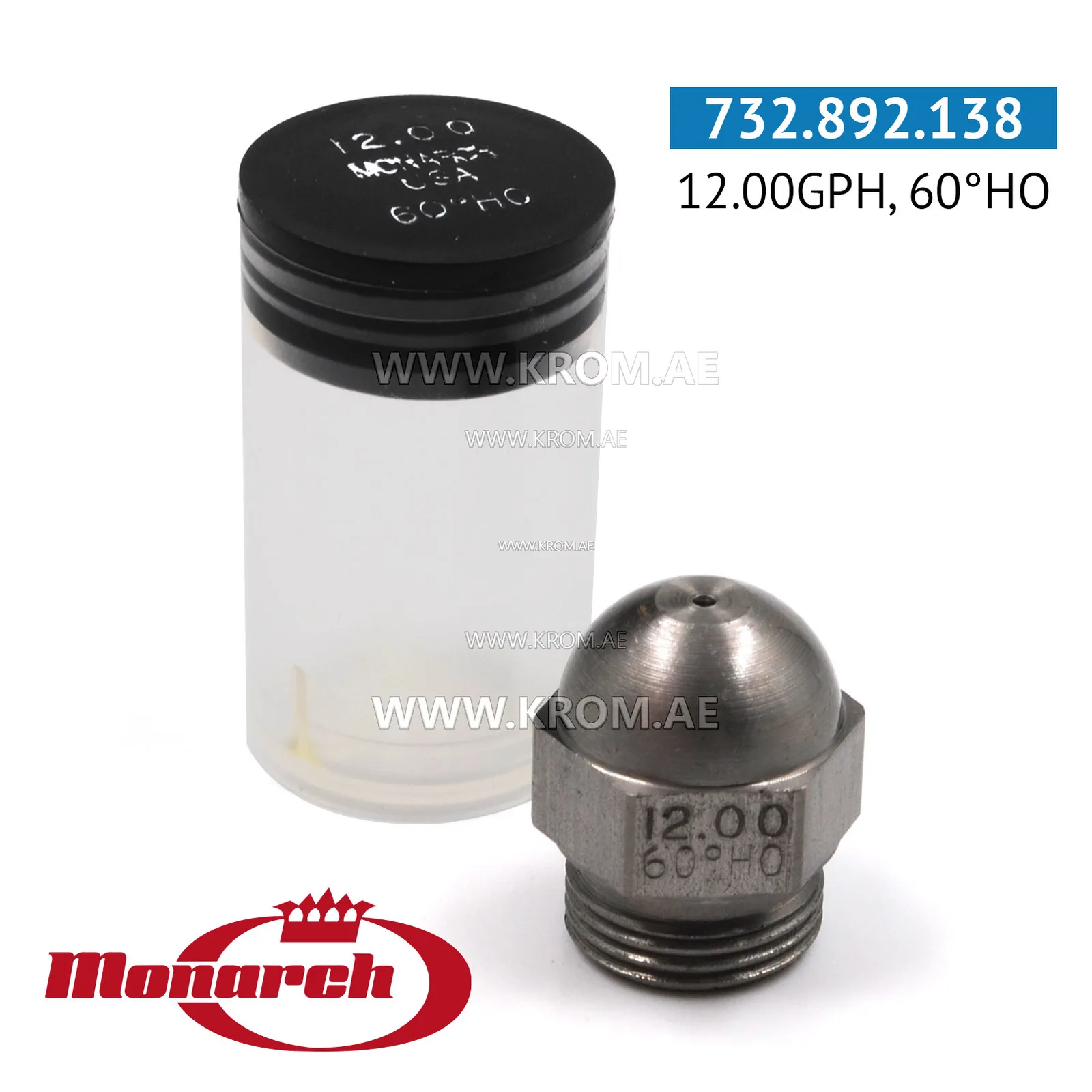 Monarch 12.00GPH, 60HO nozzle