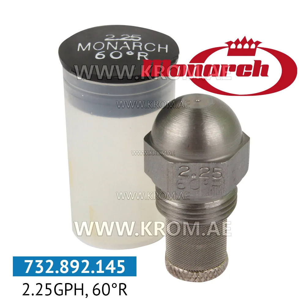 Monarch 2.25GPH, 60R nozzle