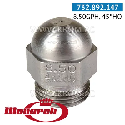 Monarch 8.50GPH, 45HO nozzle
