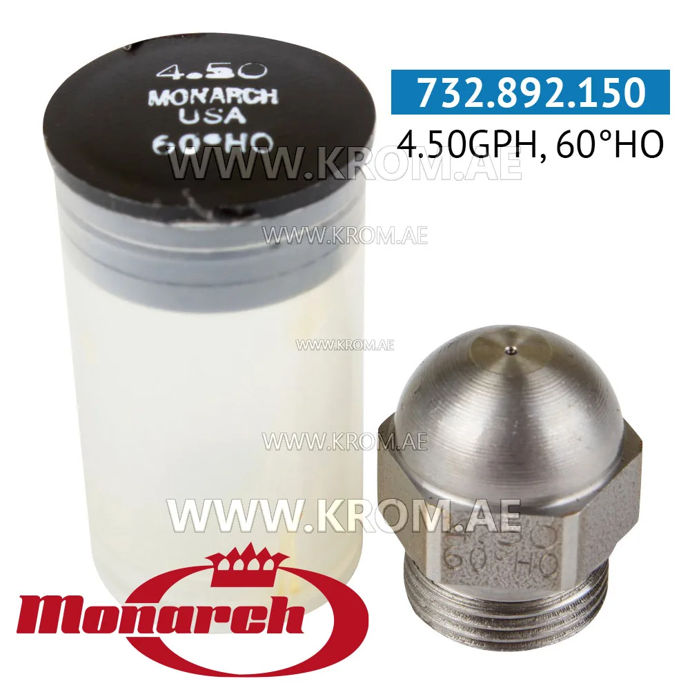 Monarch 4.50GPH, 60HO nozzle