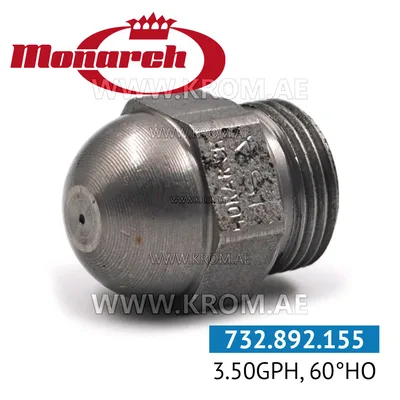 Monarch 3.50GPH, 60HO nozzle