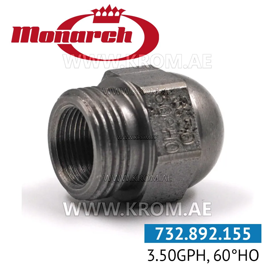 Monarch 3.50GPH, 60HO nozzle