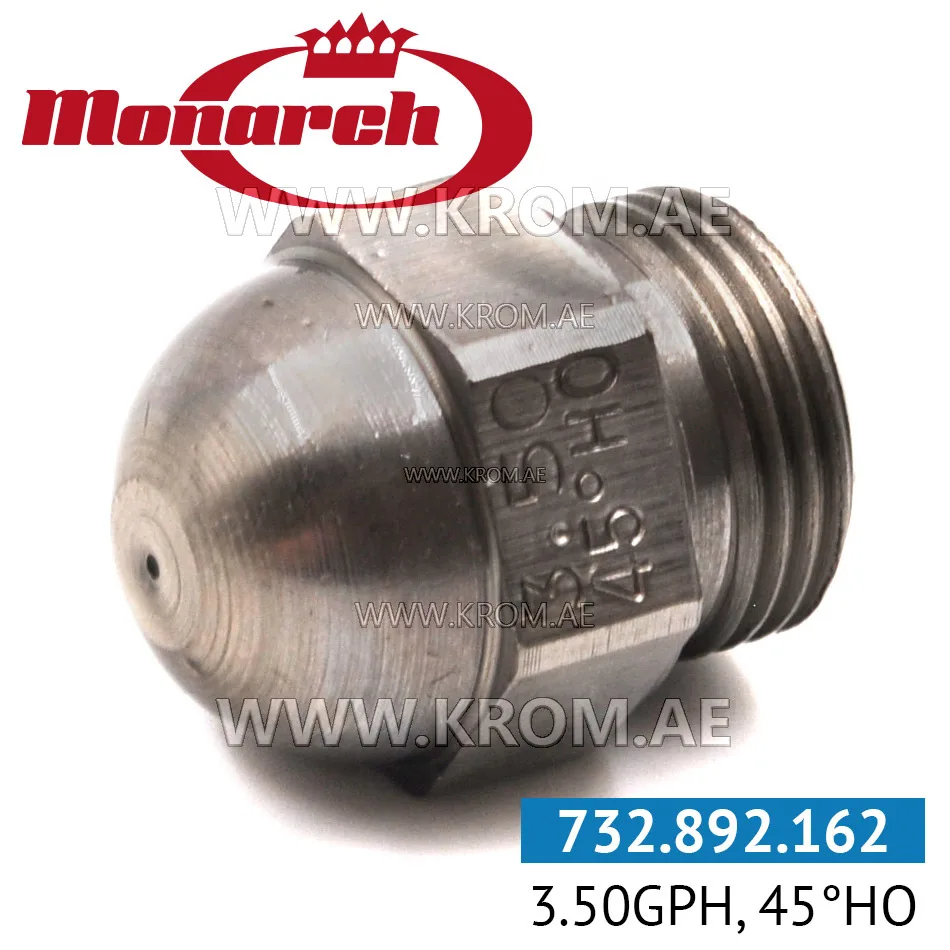 Monarch 3.50GPH, 45HO nozzle